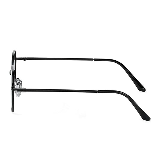 Joker & Witch Men Suga Octagon Round Black Non-Polarized Sunglasses