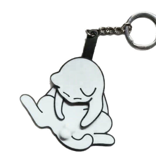 Creative Kitten Acrylic Pendant Keychain Student Cartoon Schoolbag Pendant