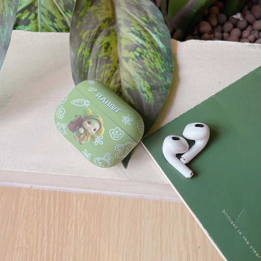 Applicable Pods Cartoon Frosted Water Sticker Earphone Protective Cover 3 Big Eyes Second Generation Earphone Case