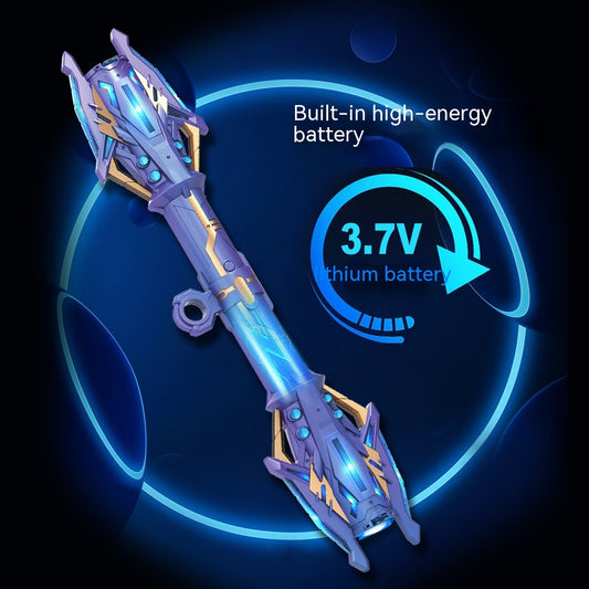 Fingertip Rotating Colorful Gravity Sensing Double Sword Light Stick