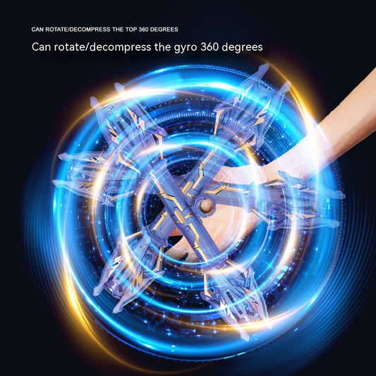 Fingertip Rotating Colorful Gravity Sensing Double Sword Light Stick